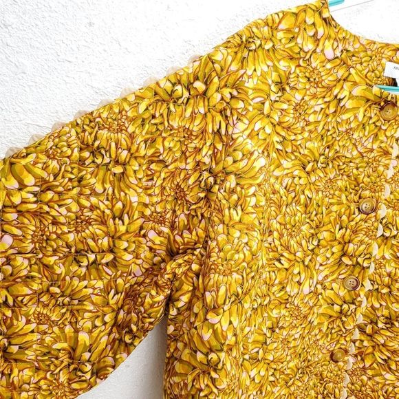 KIKA VARGAS X Target Quilted Scalloped Floral Boxy Jacket - Picture 7 of 14